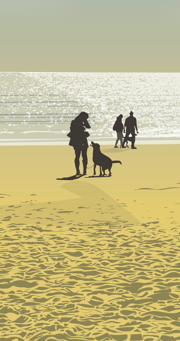 Folkestone Poster - Dogs on the Beach 2025