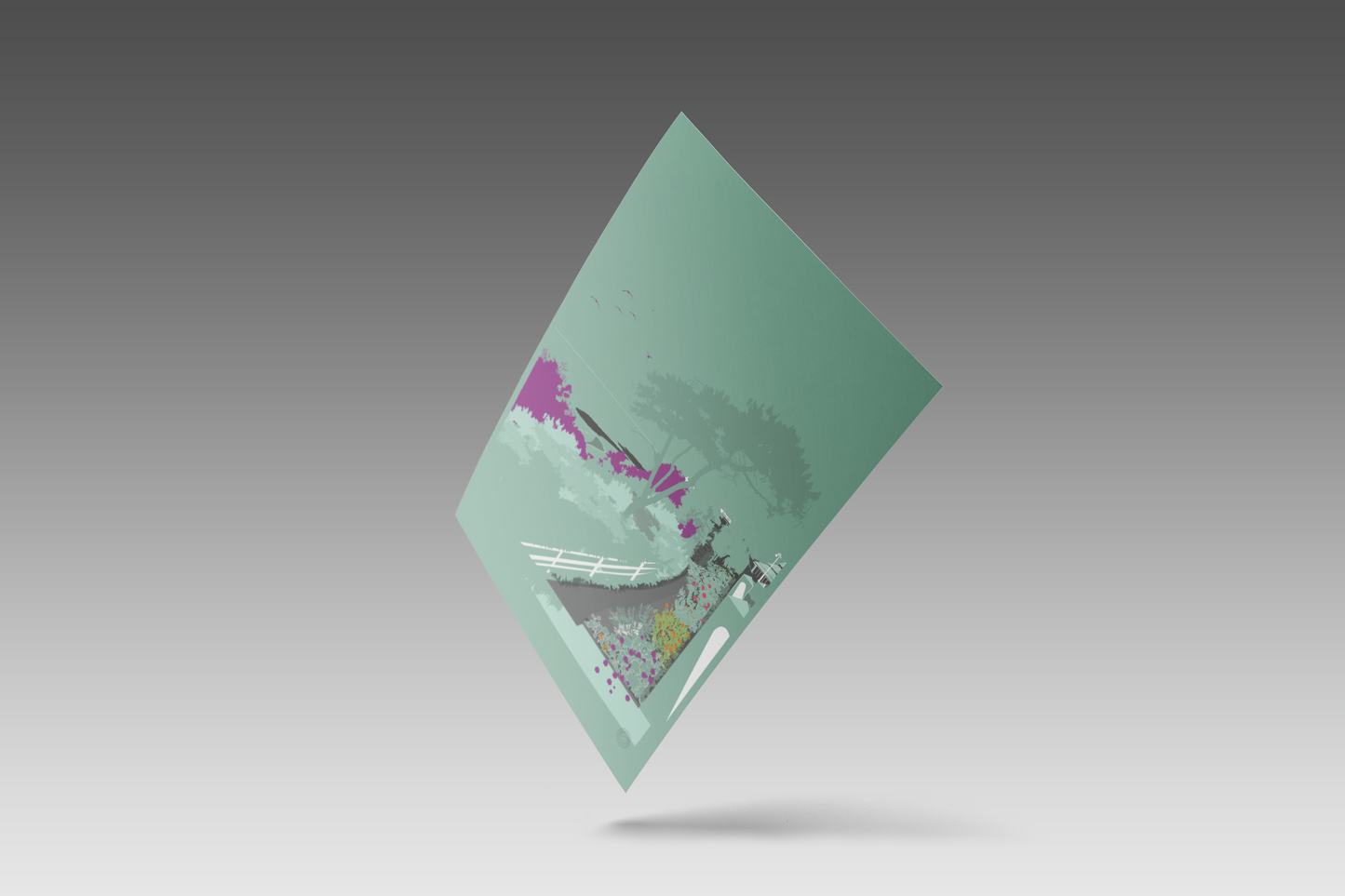 Purple & Green Leas | Folkestone Art