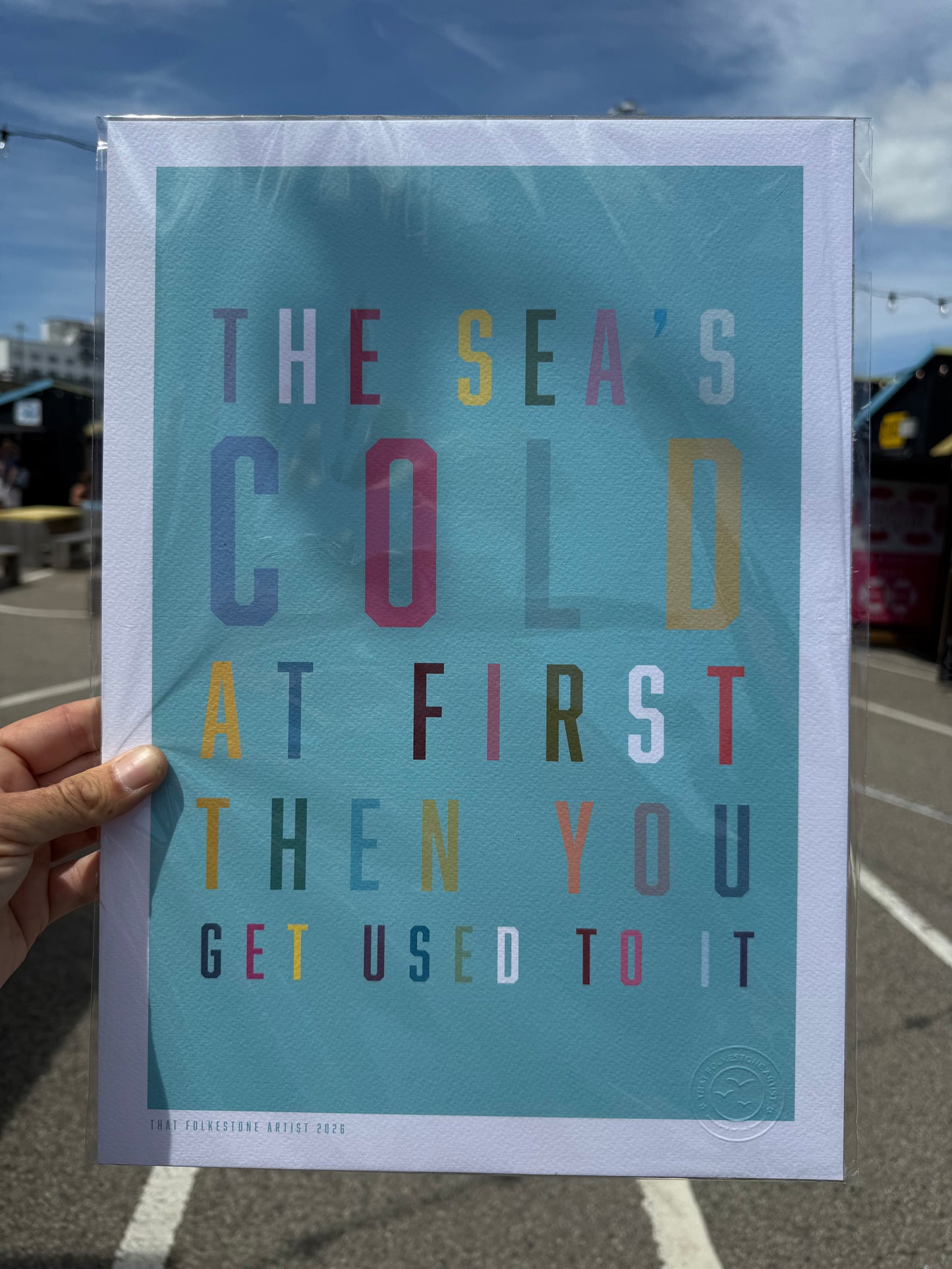 The Seas Cold - Folkestone Says - A3