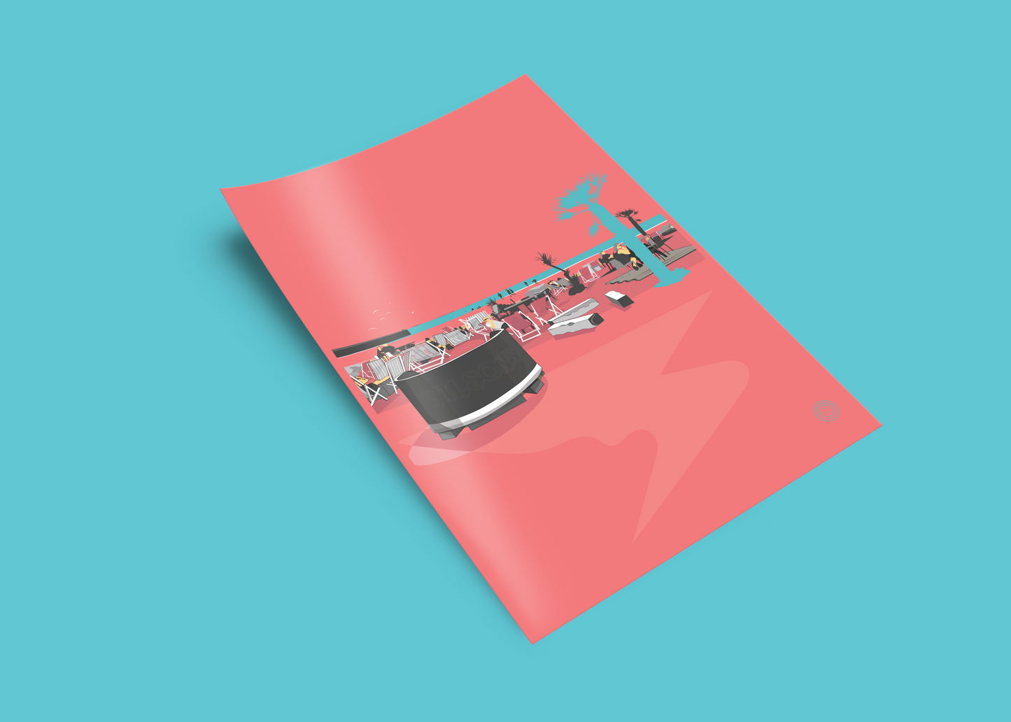 Folkestone Poster - 'I Used To Eat Candyfloss Here. Pink