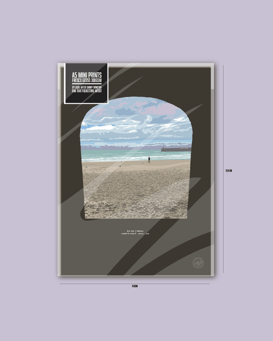 ARCH #21 -  Mini Art Print. Folkestone A5