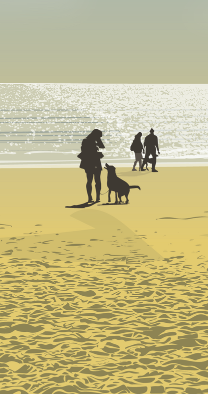 Folkestone Poster - Dogs on the Beach 2025