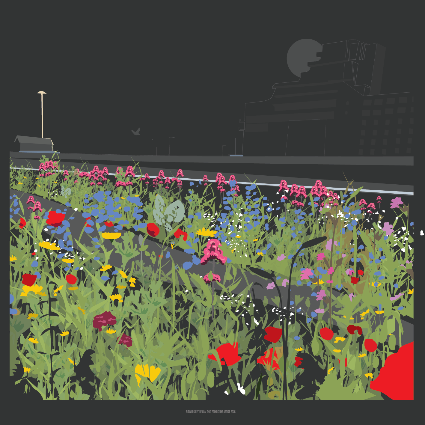 Flowers by the Sea | Limited Edition |  Folkestone Art