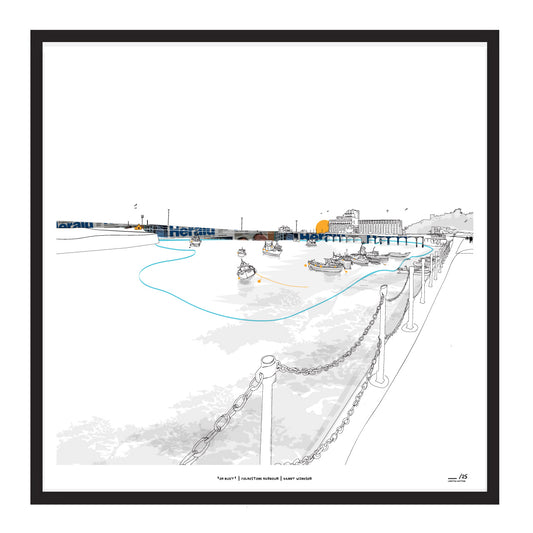 Folkestone Harbour Print | ' Oh Buoy' | Folkestone Art