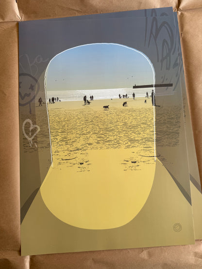 Folkestone Poster - Dogs on the Beach 2025