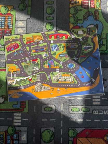 Town Planner - Folkestone Play Mat - A3 Print