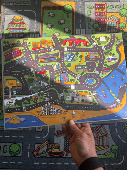 Town Planner - Folkestone Play Mat - A3 Print