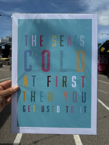 The Seas Cold - Folkestone Says - A3