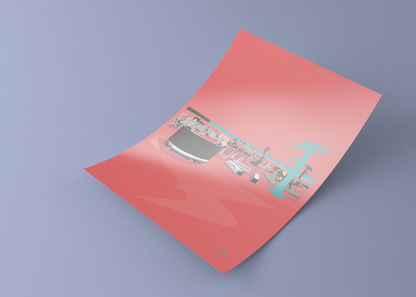 Folkestone Poster - 'I Used To Eat Candyfloss Here. Pink