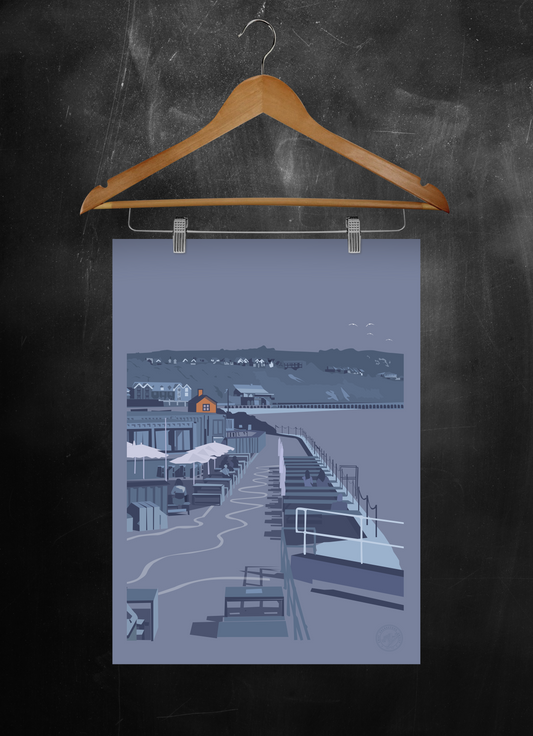 Folkestone Poster - 'Sail Away' Folkestone Harbour