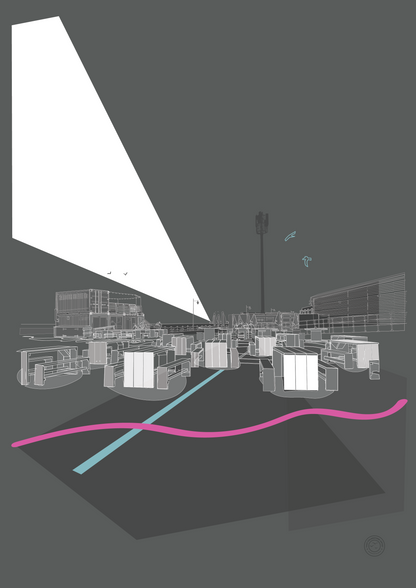 Oh Squiggly Line 90's  | Folkestone Harbour Art