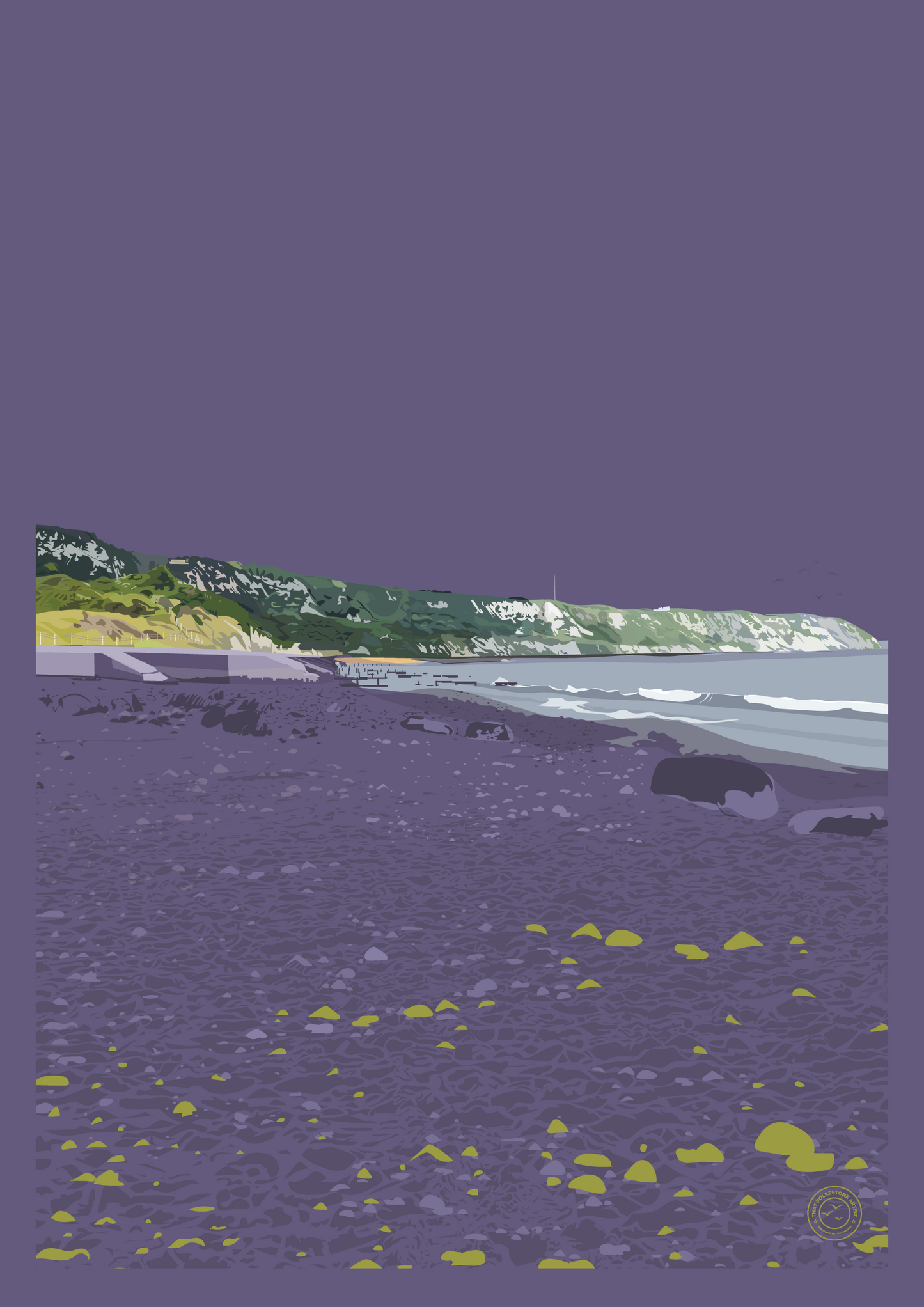 Folkestone Poster - The Warren